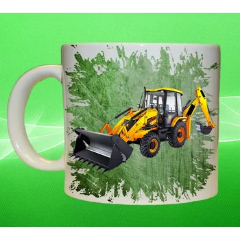 hrnek s bagrem JCB 3DX II