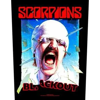 Nášivka Merch Scorpions: Zádová Nášivka Blackout