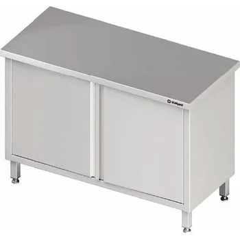 Dětský stůl Centrální stůl s křídlovými dveřmi 900x700x850 mm | STALGAST, 980177090