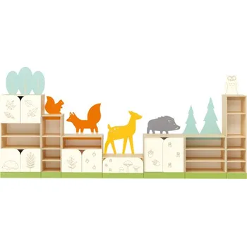 Dětská skříň Sestava nábytku 1 (LES)