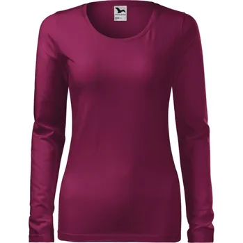 MALFINI Tričko Slim 139, dlouhý rukáv, dámské MAL-1394314 M Fuchsia