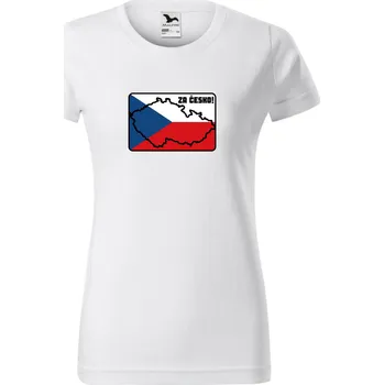 Dámské tričko - Motiv za česko Velikost: XL