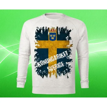 Pánská mikina mikina s vlajkou ŠVÉDSKA