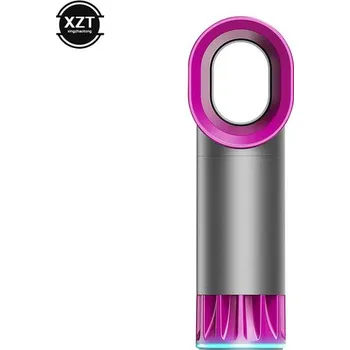 Domácí ventilátor Ruční mini větráček nabíjený přes USB - Šedá