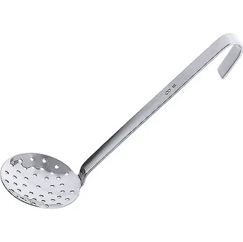 Nerezový dřez Cedníková lžíce nerezová monoblok, délka 430 mm | CONTACTO, 72/160