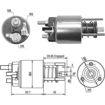 Elektromagnetický spínač, startér MAGNETI MARELLI MMAAME0453