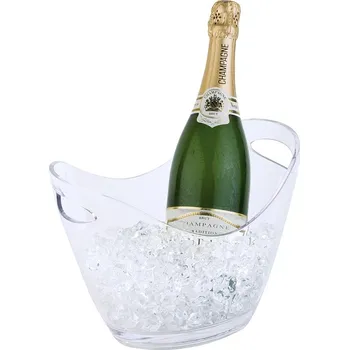 Chladič na víno Nádoba na víno nebo sekt plastová 270x200x210 mm, průhledná | APS, 36052