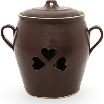 Hrnec hrnec skladovací univerzální 6L - kameninový hrnec na uskladnění (ruční výroba)