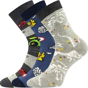 Chlapecké froté ponožky Boma - Sibiř 07, mix kluk Barva: Mix barev, Velikost: 20-24