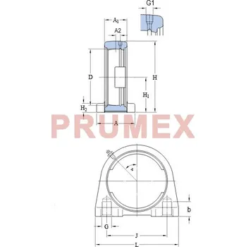 FKL V 206 ložiskové těleso