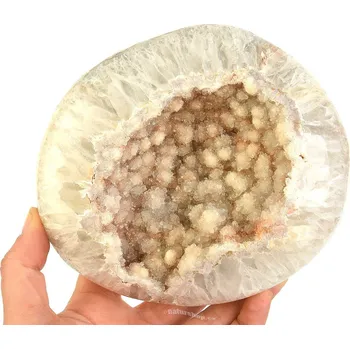 Přírodní kámen Geoda z achátu 1562g