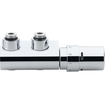Ventil DANFOSS VHX-Duo chrom rohový 1/2" s hlavicí RAX (rozteč 50mm) 013G4279
