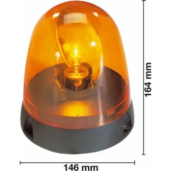 Maják A.M.A. S.P.A. Rotační maják na montáž 12/24V, serie ONE