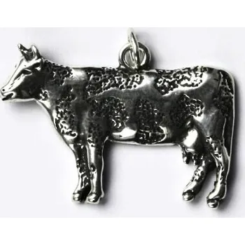 Přívěsek Stříbrný přívěsek kráva - P207 (Stříbrný přívěsek kráva Milka)