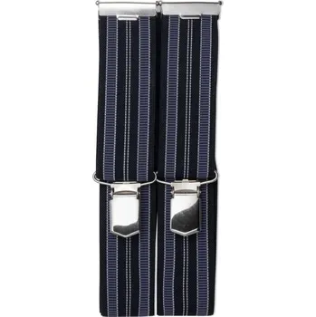 Galanterie PRYM Šle sportovní, 120 cm, 35 mm, tmavě modré/modré pruhy