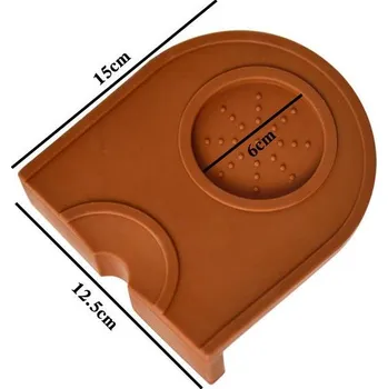 Pomůcka pro baristy | podložka pod tamper a páku, velká - Hnědá