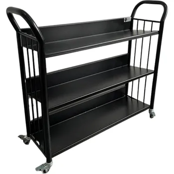 Vozík na knihy - černý