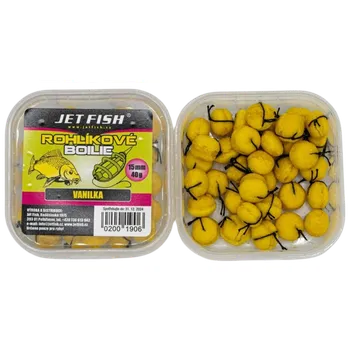 Jet Fish Rohlíkové boilie 15 mm/40 g, vanilka