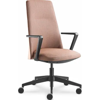Jednací židle LD SEATING Kancelářské křeslo MELODY DESIGN 785-FR-N1, kříž hliník černý