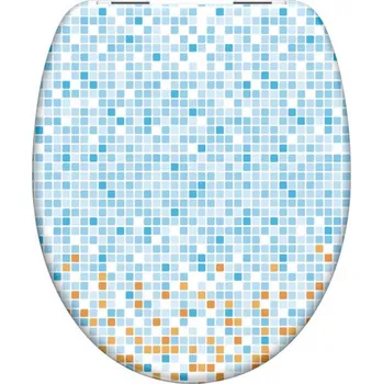 EISL Duroplast Soft-Close Mosaic Blue