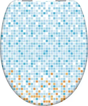 WC sedátko EISL Duroplast Soft-Close Mosaic Blue