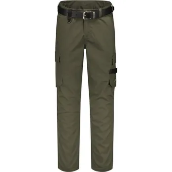 montérky TRICORP Kalhoty Work Pants Twill T64, do pasu, unisex MAL-T64TA50 50 Army zelená