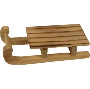 Vánoční dekorace Sáňky dekorační, 15cm