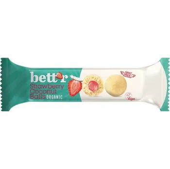 Bonbon Bett'r Ovocné kuličky s kokosovou a jahodovou náplní 3x15 g