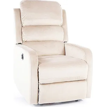 Křeslo Polohovací křeslo PEGAZ Velvet, béžový Bluvel 28