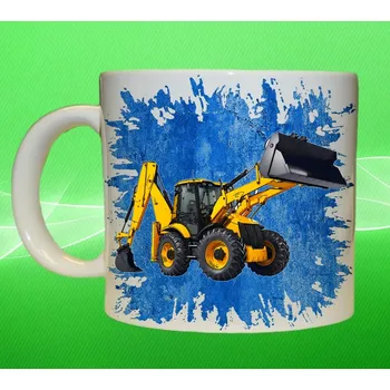 hrnek s bagrem JCB 4CX II 150ml