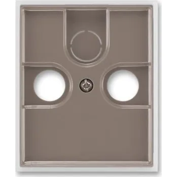 vypínač ABB Time kryt zásuvky televizní lungo/mléčná bílá 5011E-A00300 26