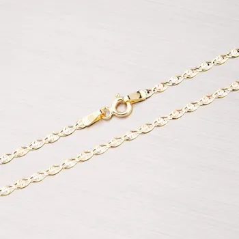 Šperk Dámský řetízek žluté zlato 585 kombinovaný 45-1424 délka 45 cm