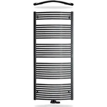 Radiátor Koupelnový radiátor Thermal KDO-SP 750/1680 středové připojení - černý mat