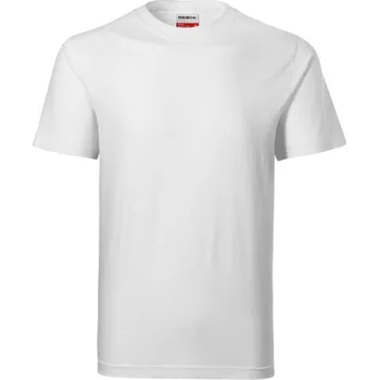 Pánské oblečení RIMECK Tričko Base R06, krátký rukáv, unisex MAL-R060020 Bílá 5XL