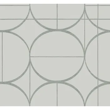 Tapeta York Šedo-stříbrná geometrická vliesová tapeta na zeď, MD7205, Modern Metals, York, velikost 0,68 x 8,2 m