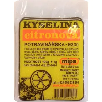 Sada koupelnových doplňků uklidshop Kyselina citronová 100g