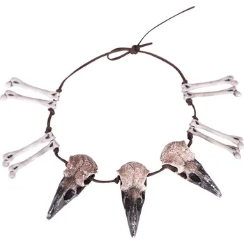 Náhrdelník Náhrdelník - Kosti a hlavy vran