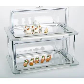 Chladící vitrína obdélníková GN 1/1 610x380x520 mm | APS, Doppeldecker