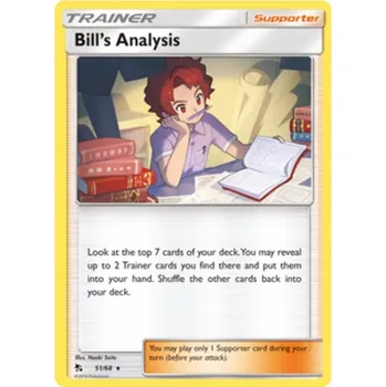 Sběratelská karetní hra Bill´s Analysis 051/068 - Hidden Fates Typ karty: Non-Holo