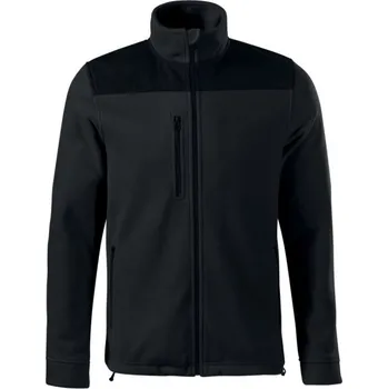 Pánská mikina RIMECK Mikina Effect 530 na zip, fleece, unisex MAL-5300116 XL Černá