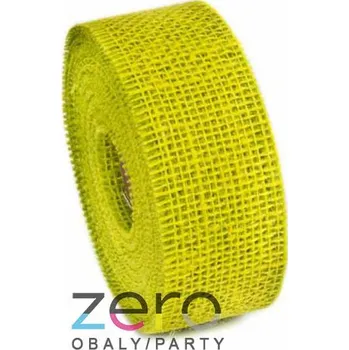 Stuha Stuha jutová 5 cm x 10 m - olivová