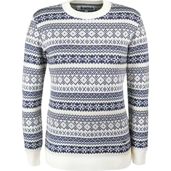 Dámský svetr KAMA 5024 dámský merino svetr, přírodně bílý Velikost: L