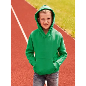 Chlapecké tričko Green Hooded Sweat Fruit of the Loom Fruit of the Loom zelená 2467099