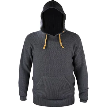 Pánský svetr KAMA 4066 Merino svetr , tmavě šedá Velikost: S