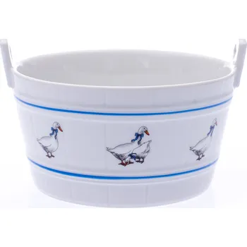 Hmoždíř Český porcelán, a.s., Dubí Díže, 14,8 cm, husy, Český porcelán Dubí