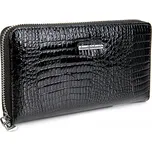 Jennifer Jones Velká dámská kožená peněženka na zip 5247-2 - černá