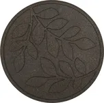Hnědý gumový zahradní nášlap FLOMA Leaves - délka 45 cm, šířka 45 cm, výška 1,9 cm - 80100104