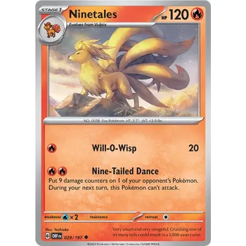 Karetní hra Pokémon TCG Ninetales 029/197