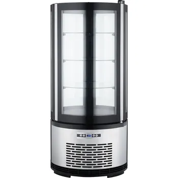 Stolní chladicí vitrína 100 l, kulatá 480x1030 mm | TECHNICA, Cold Line