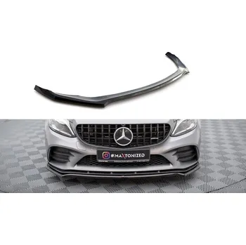 Nárazník Spojler pod nárazník lipa V.1 Mercedes-AMG C43 Coupe C205 Facelift černý lesklý plast